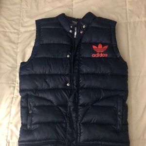 adidas puffer vest mens